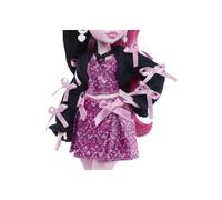 Poupée mannequin Monster High Draculaura 285,7 mm entièrement articulée avec animal de compagnie et 7 accessoires Multicolore
