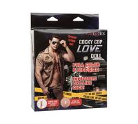 Poupée masculine Cocky Cop Love Doll - CALEXOTICS