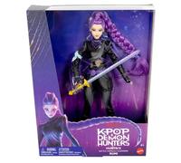 Mattel Kpop Demon Hunters HUNTR/X Poupée Rumi Deluxe | Tenue de combat amovible avec épée, 11 articulations mobiles, inspiré du film, JRW19