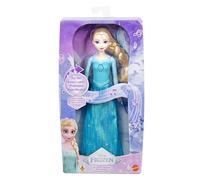 Mattel Poupée Elsa (Disney La Reine des Neiges) chantante – 4 langues – 3 ans+ JDX48