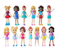Polly Pocket Grande Figurine 7 cm avec tenue tendance, Polly, Shani ou Lila, modèle aléatoire, jouet enfant, FWY19