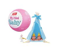 Jouet figurine capsule surprise ZURU My Mini Baby Birthday Series 1 9,5 cm poupée mini accessoires fête multicolore