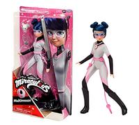 Bandai Poupée Multimouse Miraculous Ladybug et Chat Noir – 26 cm articulée avec accessoires et Kwami