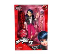 Poupée Miraculous : Marinette et Ladybug 26 cm + 2 Accessoires - poupée Mannequin articulée + Carte Tigre - Jouet Fille