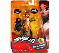 BANDAI - Miraculous Ladybug - Mini-poupée - Rena Rouge - Poupée articulée 12 cm et Ses Accessoires - P50404