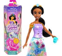 Poupée mode Mattel Disney princesse Jasmine, tournée et révèle avec 11 surprises