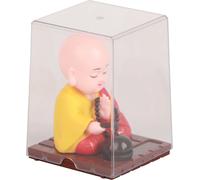 Poupée moine bouddhiste,Figurine de moine,Petite figurine de moine,Poupée de moine à énergie solaire,Statue de Bouddha