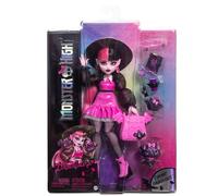 Monster High Poupée Articulée Draculaura avec Animal Chat-Chauve-Souris, Count Fabulous, Accessoires Effrayants Inclus, À Collectionner, Jouet Enfant, A Partir De 4 Ans, HRP64