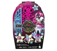 Monster High Monstrueux Secrets Catty Noir Coffret Énigmes à Hauntlywood avec poupée, dressing et plus de 19 surprises glamour, dont des vêtements pour poupée