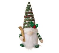 Poupée naine lumineuse de Noël - Décoration de bureau pour fête de vacances, décorations d'intérieur et célébrations saisonnières