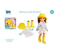 Nancy - Un Jour de Pluie, Set de vêtements pour Les Jours de Pluie pour Les Enfants à partir de 3 Ans (Famosa 700015716)
