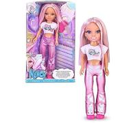 Poupée - NANCY - NAC45000 - Cheveux roses - Machine à gemmes incluse - 80+ paillettes multicolores