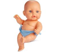 Poupée Nouveau-Né Berjuan - Vinyle/Textile Bleu - 20 Cm - Pour Enfant Fille De 4 À 8 Ans