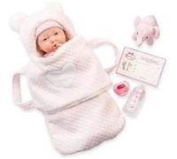 Poupée nouveaux-nés JC Toys Accessoires (39 cm) Rose G