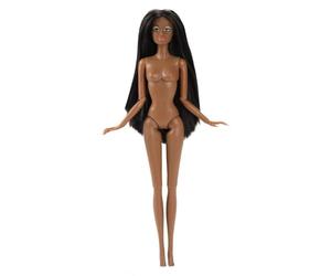 Poupée nue de super-modèle européenne de 32 cm, poupée 1/6 à design africain avec articulations mobiles pour maquillage et habillage (style 8)