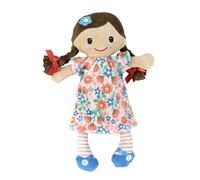 Tiger Tribe Poupée de chiffon lavable de 25,4 cm avec robe florale - Matilda - À partir de 0 ans - 11109