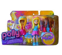 Poupée Polly Pocket Changement Rapide De Vêtements Et De Coiffure À La Plage