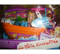 POUPEE POLLY POCKET ET SON BATEAU ORANGE AVENTURES OCEANNES NEUF