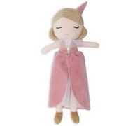 Jollein Poupée Câline - Lady Lynn - Princesse avec Robe Rose et Tulle - 30 cm - Poupée en Peluche - pour Bébés et Enfants - Lavable à la Main - Cadeau de Naissance - Jouet pour Bébé