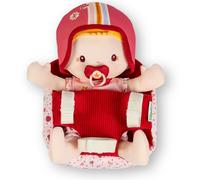 LILLIPUTIENS - Bebe Lena - Siège Vélo - Couleur Framboise - 23 cm - Dès 18 Mois - 83633