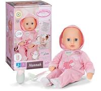 Poupée pour bébé - BABY ANNABELL - Hannah Joue avec Moi - 36 cm - Corps en Tissu Doux - 5 Fonctions