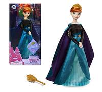 Poupée pour enfants Reine Anna de Disney Store, La des Neiges 2, 29 cm, avec brosse dorée et détails moulés, jouet entièrement articulé robe en satin - convient aux 3 ans plus, Multicolore