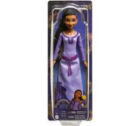 Mattel – Disney Wish Poupée Asha du Royaume de Rosas, vêtements amovibles, 5 pts, 3+