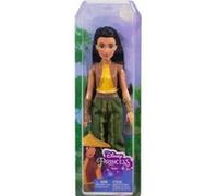 Poupée raya 30 cm - jouet fille - set collection poupée mannequin disney princesse + 1 carte offerte