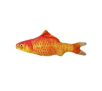 Poupée réaliste en forme de poisson en peluche amusante et interactive à mâcher pour chat, chaton, jouet flop avec herbe à chat