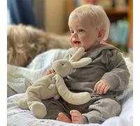 Poupée Reborn 24''/60 cm Réaliste Bebe Reborn Garçon Souple en Silicone en Vinyle Souple bébé reborn poupée réaliste avec des veines réalistes, Faite à la Main pour Les Enfants de 3 Ans et Plus