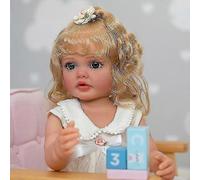 Poupée Reborn Betty en silicone souple de 55 cm, corps entier, peau peinte en 3D avec Genesis Paint, cadeau de Noël