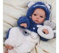 Poupée Reborn comme un vrai bébé - Garçon de 43 cm, poupée réaliste et endormie au corps souple, bébé Reborn, bébés réalistes, bébé vivant, bébé Reborn, jouets pour enfants, réaliste, poupées bébés ré