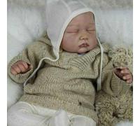 Poupée Reborn en Silicone souple non peinte, 22 pouces, Kit de tête complète, moule pour bébé, bricolage à la maison