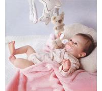 Poupée Reborn Fille 19 pouces, faite à la main, lavable, corps en vinyle souple, avec une anatomie correcte, ressemblant à un vrai bébé (fille aux yeux ouverts) [Poupée réaliste]: 48 cm (taille nouvea
