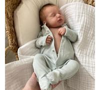 Poupée Reborn Garcon 19 Pouces Bebe Reborn Silicone Vinyle Souple Lifelike Mignon Nouveau-né Corps Silicone Lavable, Ressemble À Un Vrai Bébé Poupee, Jouets Cadeau pour Enfants de 3 Ans et Plus
