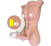 Poupée sexuelle Homme musclé, Silicone liquide, Texture réaliste, Homme fort