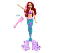 Poupée sirène Ariel - DISNEY PRINCESS - Ariel Cheveux Fabuleux - Changements de couleurs avec eau glacée