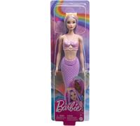 Barbie Poupées Sirènes avec Cheveux Fantaisie et Serre-tête, Jouets sirènes avec Bustiers inspirés de Coquillages et nageoires colorées, HRR06