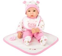 Poupée - SMALL FOOT - Hanna - Vêtements roses - 6 pièces - Développe le comportement social