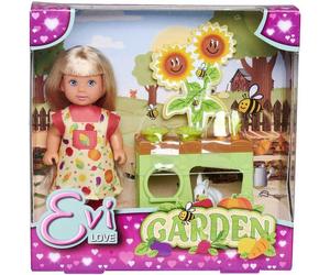 Poupée SMOBY Evi Love Jardin 12 cm potager, lapin et accessoires multicolore