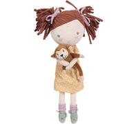 Poupée souple jaune, marron, beige TU