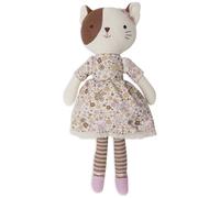 Poupée souple rose, beige, marron TU