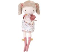 Poupée souple rose, blanc, beige TU