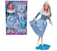 Poupée Steffi Love SILVERTORN SL PATINAGE Patinage sur glace Robe a flocons de neige G