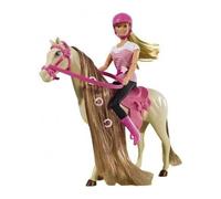 Simba Poupée Steffi Love Équitation 29 cm – Pour filles dès 3 ans – Rose