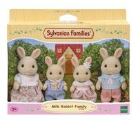 Poupée - SYLVANIAN FAMILIES - La famille Lapin Crème - Articulée et habillée avec soin blanc TU