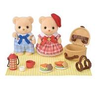 Sylvanian Families - Poupée - Le pique-nique gourmand des Ours Biscuit - Multicolore