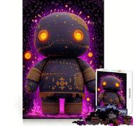 Poupée vaudou aux Yeux Brillants Puzzle de 1000 pièces pour Adolescents Favorise la Concentration, améliore Le Calme et distrait Cadeau mémorable (38x26cm)