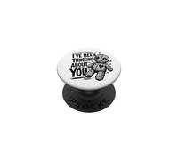 Poupée vaudou Humoristique avec Inscription « I've Been Thinking About You » PopSockets PopGrip Adhésif