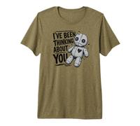 Poupée vaudou Humoristique avec Inscription « I've Been Thinking About You » T-Shirt Haut de Gamme